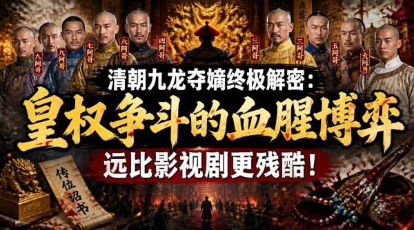 清朝九龙夺嫡终极解密：皇权争斗的血腥博弈，远比影视剧更残酷