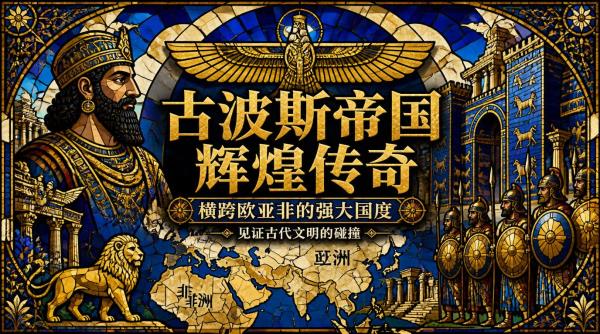 古波斯帝国辉煌传奇：横跨欧亚非的强大国度，见证古代文明的碰撞