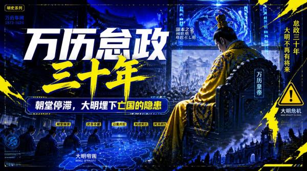 万历怠政三十年：朝堂停滞，大明埋下亡国的隐患
