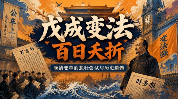 戊戌变法百日夭折：晚清变革的悲壮尝试与历史遗憾