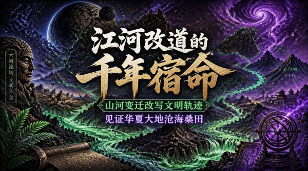江河改道的千年宿命：山河变迁改写文明轨迹，见证华夏大地沧海桑田
