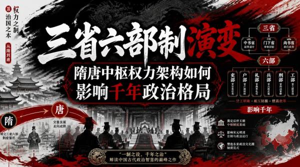 三省六部制演变：隋唐中枢权力架构如何影响千年政治格局