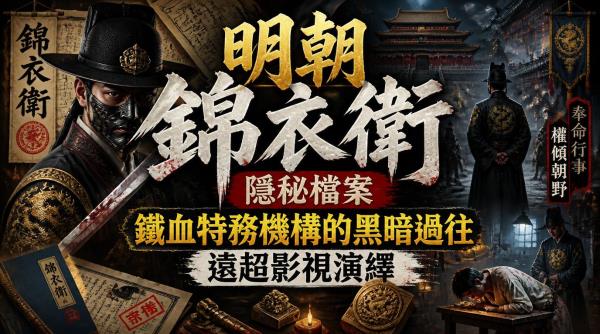 明朝锦衣卫隐秘档案：铁血特务机构的黑暗过往，远超影视演绎