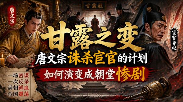 甘露之变：唐文宗诛杀宦官的计划，如何演变成朝堂惨剧