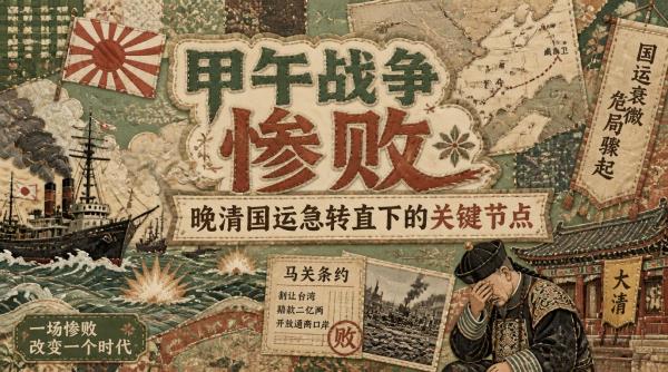 甲午战争惨败：晚清国运急转直下的关键节点