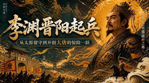 李渊晋阳起兵：从太原留守到开创大唐的惊险一跃