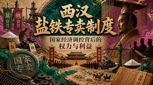 西汉盐铁专卖制度：国家经济调控背后的权力与利益