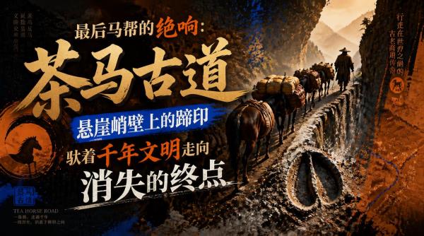 茶马古道最后马帮的绝响：悬崖峭壁上的蹄印，驮着千年文明走向消失的终点