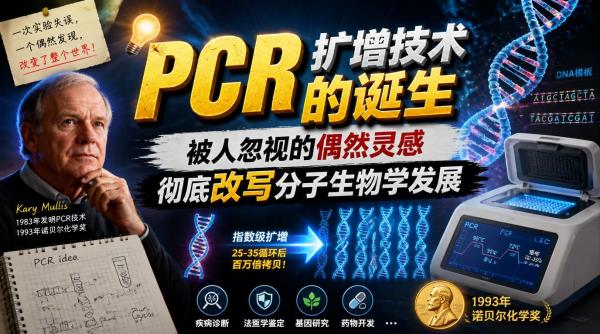PCR 扩增技术的诞生：被人忽视的偶然灵感，彻底改写分子生物学发展