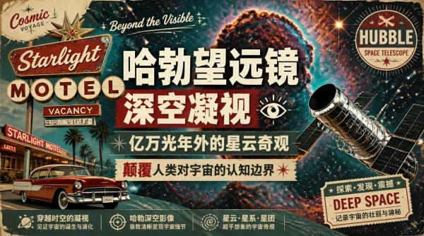 哈勃望远镜深空凝视：亿万光年外的星云奇观，颠覆人类对宇宙的认知边界