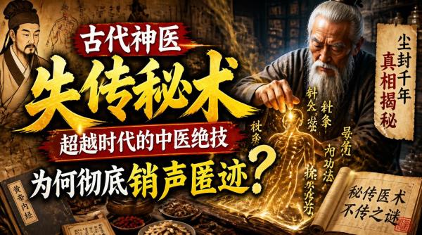 古代神医失传秘术：超越时代的中医绝技，为何彻底销声匿迹