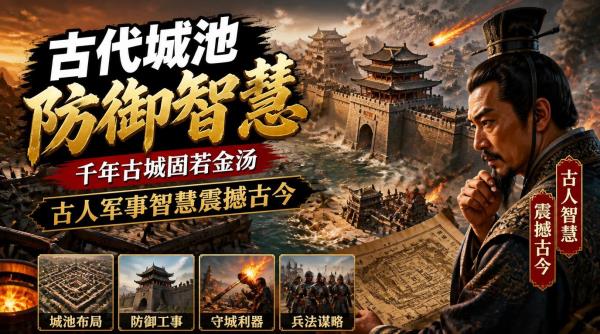古代城池防御智慧：千年古城固若金汤，古人军事智慧震撼古今