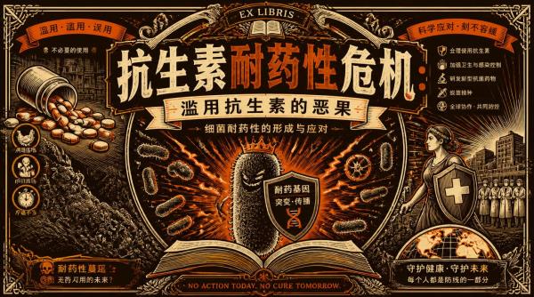 抗生素耐药性危机：滥用抗生素的恶果，细菌耐药性的形成与应对