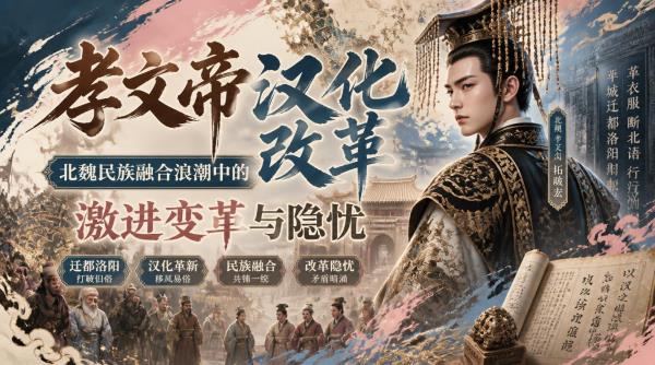 孝文帝汉化改革：北魏民族融合浪潮中的激进变革与隐忧