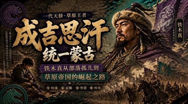 成吉思汗统一蒙古：铁木真从部落孤儿到草原帝国的崛起之路