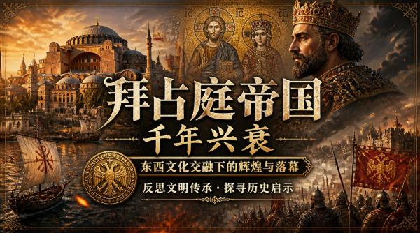 拜占庭帝国千年兴衰：东西文化交融下的辉煌与落幕，反思文明传承
