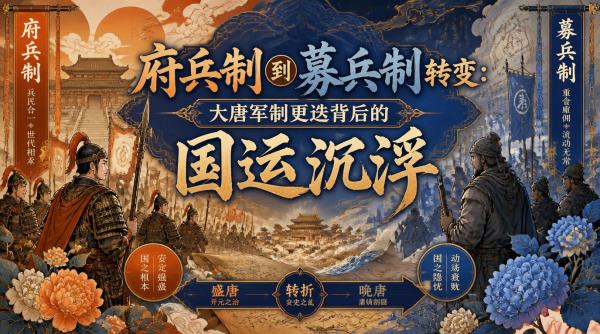 府兵制到募兵制转变：大唐军制更迭背后的国运沉浮