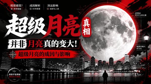 超级月亮真相：并非月亮真的变大，超级月亮的成因与影响