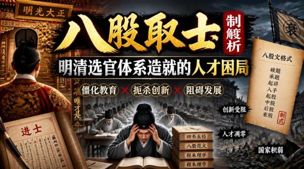 八股取士制度解析：明清选官体系造就的人才困局