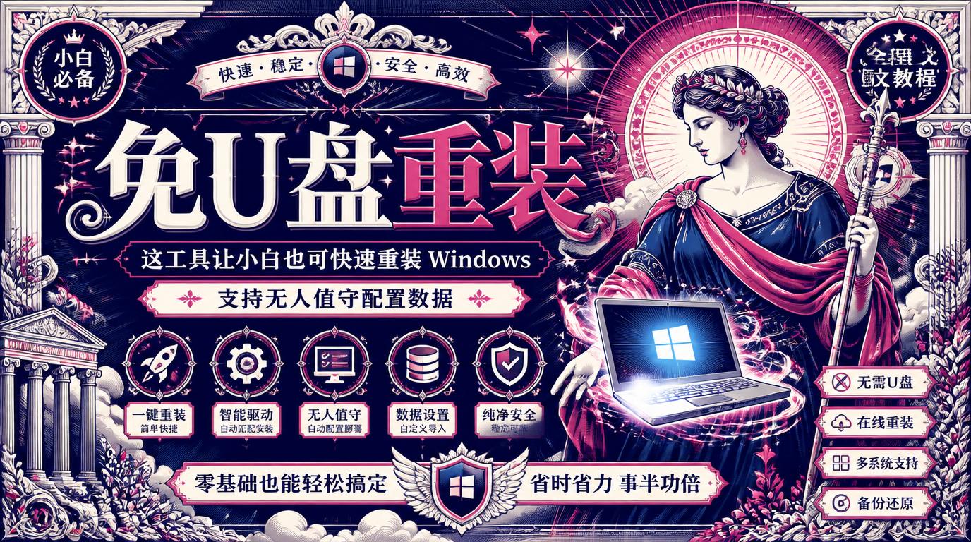免U盘重装这工具让小白也可快速重装 Windows支持无人值守配置数据