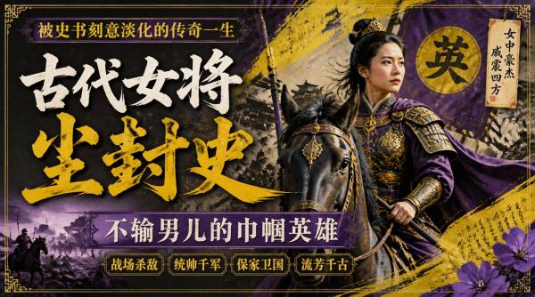 古代女将尘封史：不输男儿的巾帼英雄，被史书刻意淡化的传奇一生
