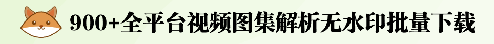 广告4：全平台视频图集解析下载